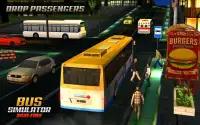 Big City Bus Passenger Transporter: Coach Bus Game Screen Shot 1
