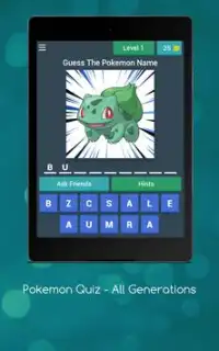 Pokemon Quiz - All Generations Screen Shot 12