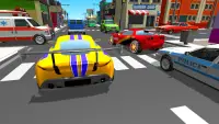 Super Kids Car Racing In Traffic Screen Shot 3