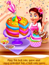 Cake Maker Cooking Cake Games Screen Shot 0