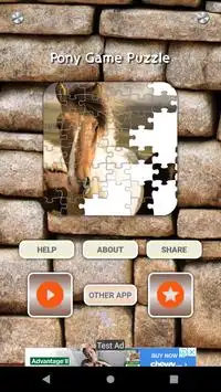 Pony Horse Game Puzzle Screen Shot 1