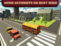 City School Bus Driving 2017: Parking Simulator 3D Screen Shot 12