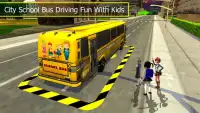 gek 3D rijden school- bus Screen Shot 3