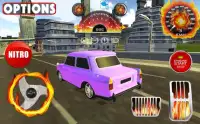 Old Mini Spor Car Driving City Screen Shot 0