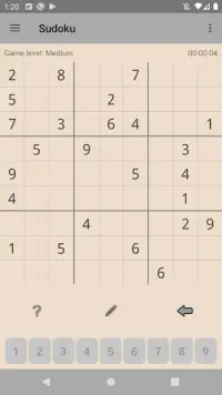 Sudoku classic, free Screen Shot 0