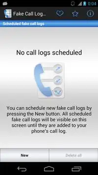 Fake Call Log Screen Shot 0