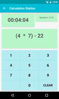 The Math Game Screen Shot 3