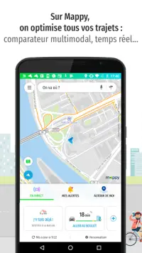 Mappy – Plan, Comparateur d’itinéraires, GPS Screen Shot 0