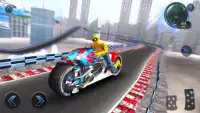 Moto Spider Motor Hero: Mega Ramp Impossible Game Screen Shot 3