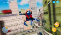 Stickman Rope Hero 2021 - Flying Hero Crime City Screen Shot 0