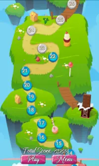 Bubbles shooter game Funny Donut Screen Shot 4