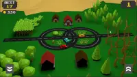 Circle Traffic Run : Crossy Crash Screen Shot 2