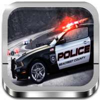 Voiture de police conduite 3D