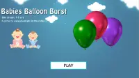 Babies Balloons Burst Screen Shot 0