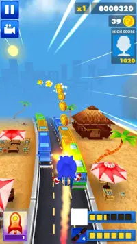 Super Hedgehog Dash Runner Screen Shot 2