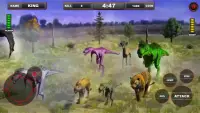 Lion vs Dinosaur Animal Simulator Game Screen Shot 2