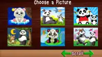 Panda Puzzle Games Free - Kids Screen Shot 2