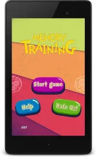 Memory training games Screen Shot 3
