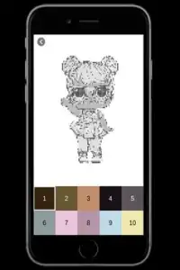 Suprise Dolls Color by number - Pixel Art Screen Shot 3
