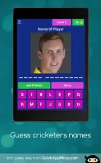 Guess cricket Player Quiz Screen Shot 8