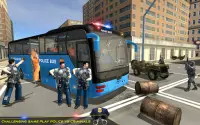 米国の警察バスの囚人輸送市のシューティングゲーム Screen Shot 8