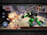 Airplane Robot Hero - City War Survival Screen Shot 17