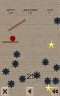 Red Rolling Ball Screen Shot 3