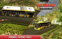 Hill climb bus driving : mountain bus simulator Screen Shot 2