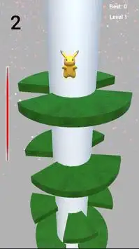 Pikachu Jump Helix Tower Screen Shot 1