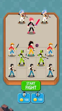 Stickman Warriors - Merge Hero Screen Shot 1