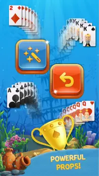 Solitaire -pets and money Screen Shot 3