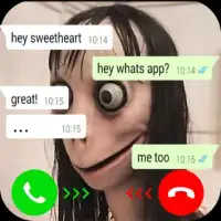 Top Creepy Momo Fake Call And Video Chat 2020 Screen Shot 3