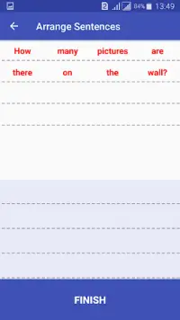Test English Sentences Screen Shot 4