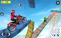 Motorrad Stunt Race neues Spiel: Rennspiel Screen Shot 0