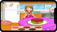 sofia hamburger cooking game Screen Shot 2