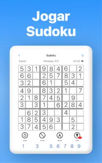 Sudoku - quebra-cabeça cerebral Screen Shot 4