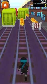 Subway Ninja Run Screen Shot 0