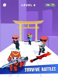 Sword Play! Jogo de ninja 3D Screen Shot 9