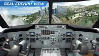 飛行機のフライトパイロットシミュレータ Screen Shot 0