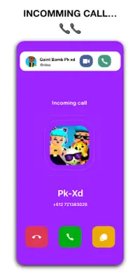 pk xd's 📱 talk & video call   Chat game Screen Shot 2