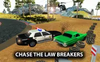 Police Car Gangster Chase - Vegas Crime Escape Sim Screen Shot 1