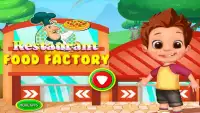Restaurant Food Factory Cooking games for girls Screen Shot 2