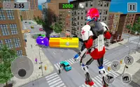 robot volador misión de rescate superhéroes Screen Shot 10