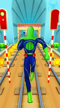 Subway Spider Hero Man Adventure Screen Shot 1