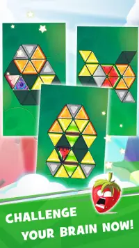 Fruitzle - Folding Hexagon Blocks Puzzle Screen Shot 3