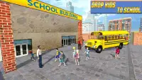 Moderne Stadt Schulbus Simulator 2017 Screen Shot 8