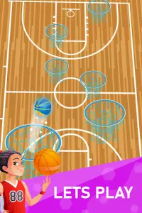 Swipe Basketball League Screen Shot 0
