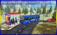 警察のバス駆動刑務所デューティ Screen Shot 0
