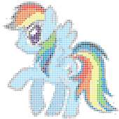 Pixel Art - Little Pony Coloring by Number