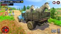 Offroad Truck Simulator - Animal Transport Games Screen Shot 1